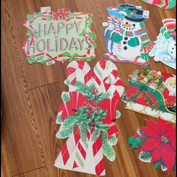 1970-80sEureka Christmas cutouts vtg - Picture 2 of 14